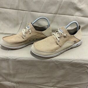 Columbia PFG Men's Tan Herringbone  Loafers Size 9